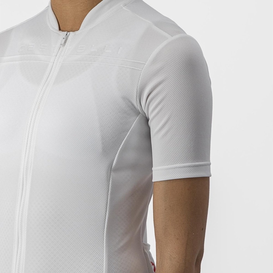 Castelli ANIMA 4 Jersey Dame Hvite | 506879SER