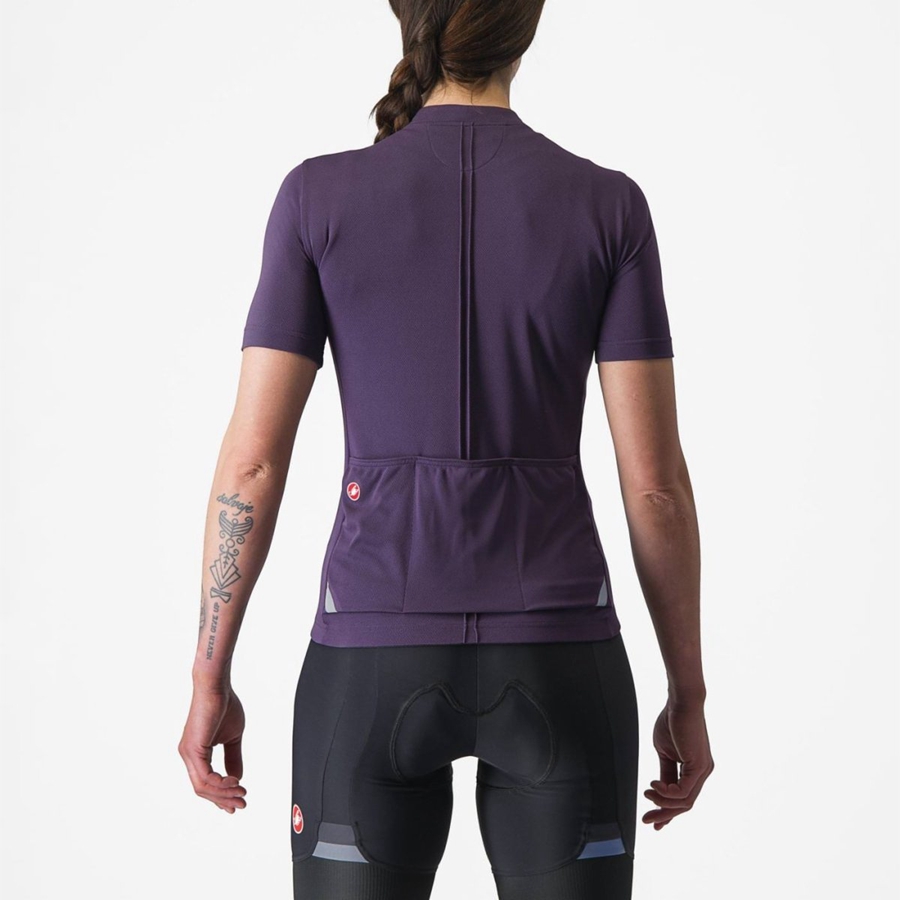 Castelli ANIMA 4 Jersey Dame Lilla | 576289XFJ