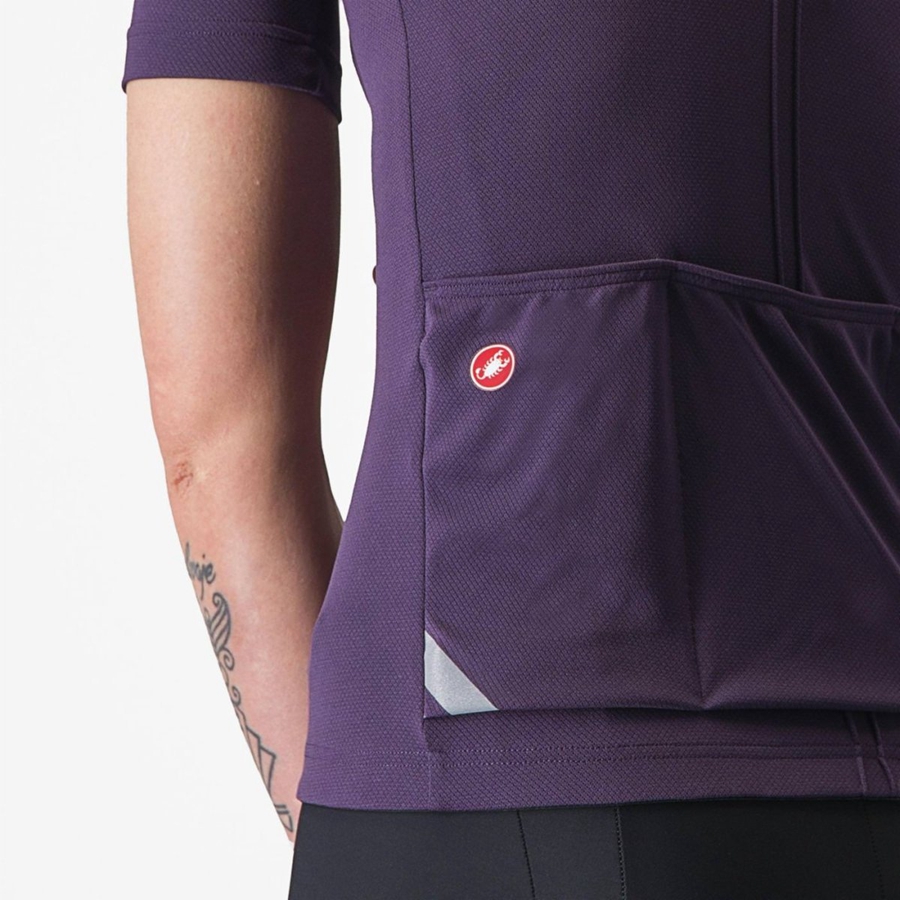 Castelli ANIMA 4 Jersey Dame Lilla | 576289XFJ