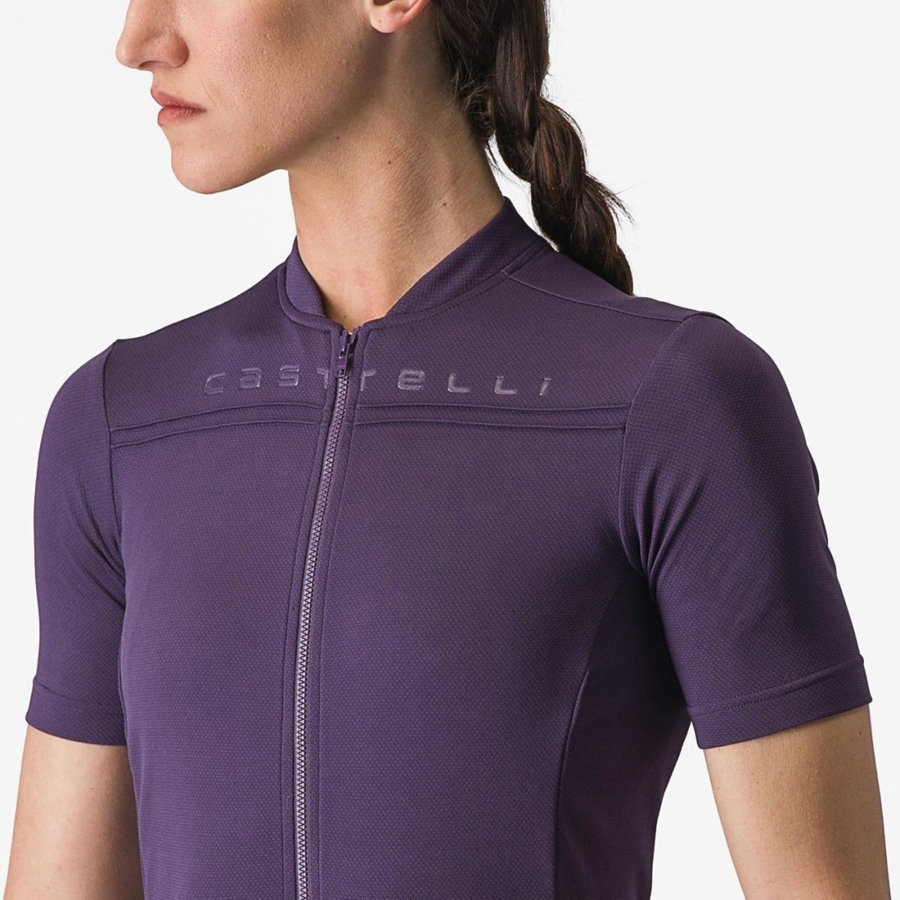 Castelli ANIMA 4 Jersey Dame Lilla | 576289XFJ