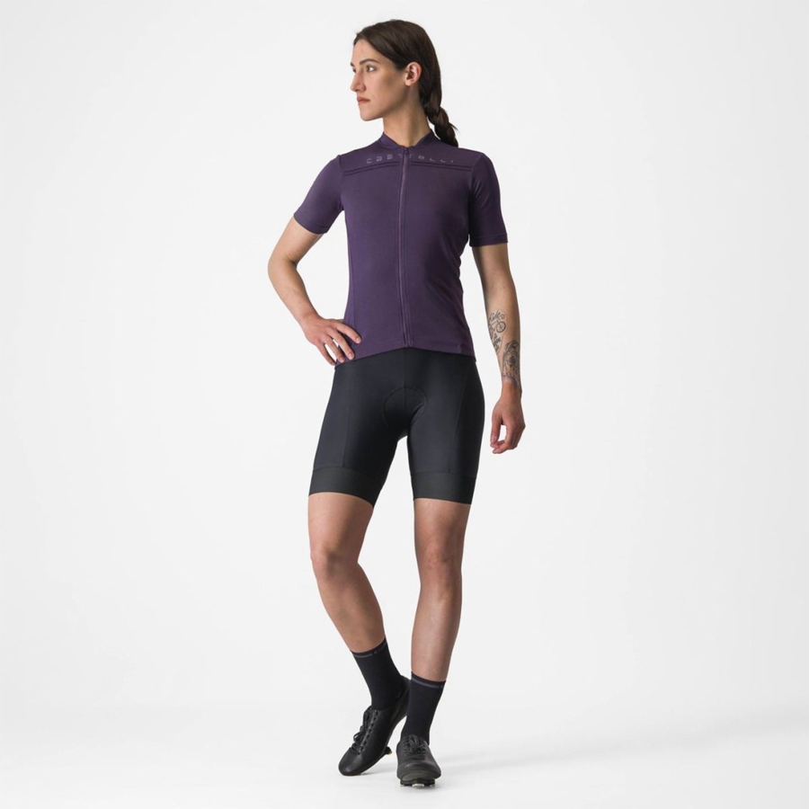 Castelli ANIMA 4 Jersey Dame Lilla | 576289XFJ