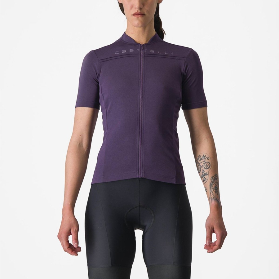 Castelli ANIMA 4 Jersey Dame Lilla | 576289XFJ