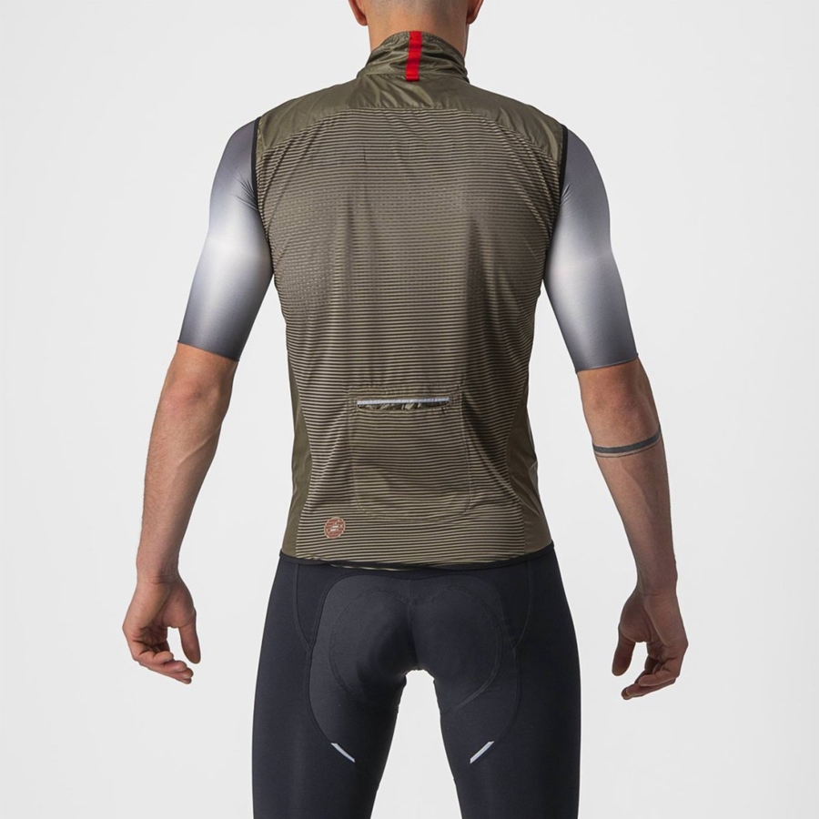 Castelli ARIA Vest Herre Brune | 942068QXW