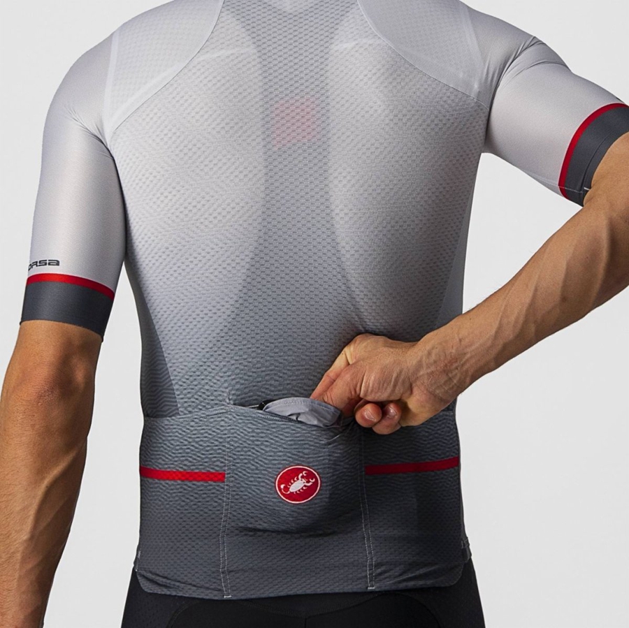 Castelli ARIA Vest Herre Sølv Grå | 905421GUZ