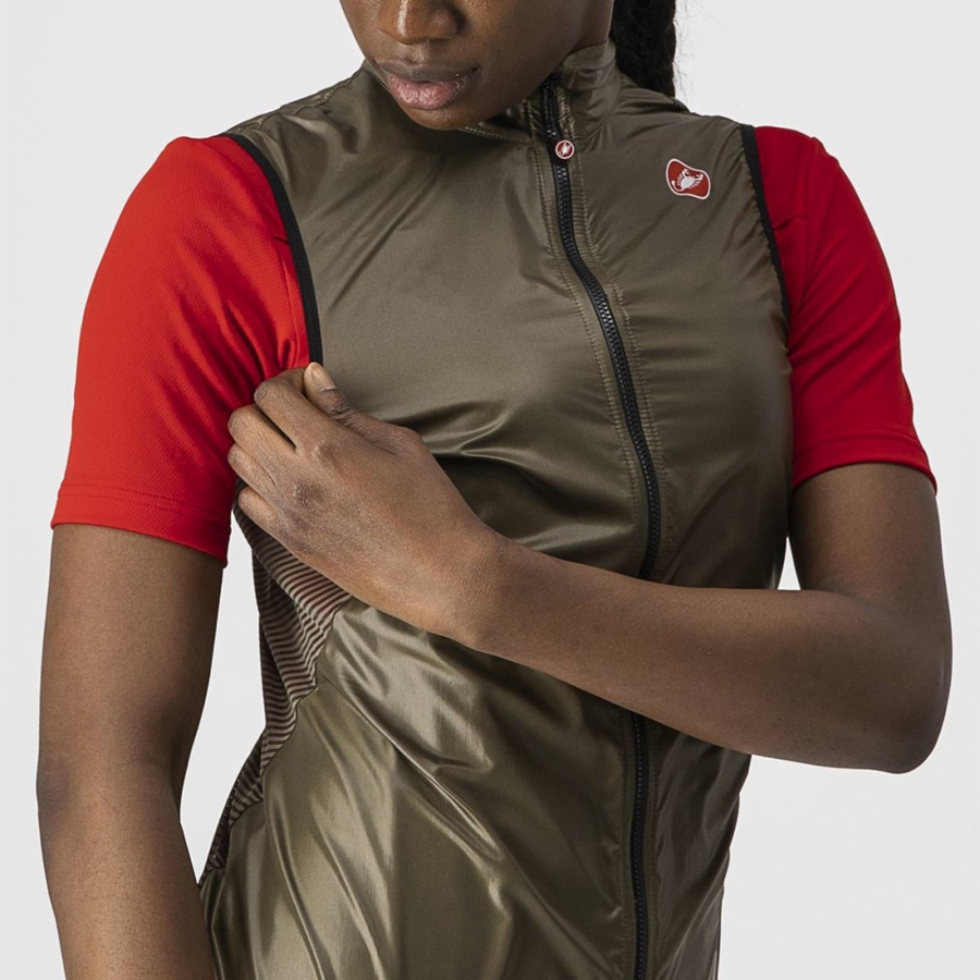 Castelli ARIA W Vest Dame Brune | 014592KZS