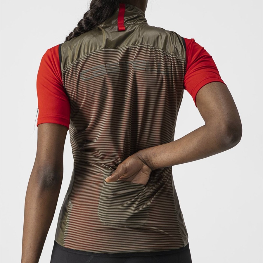 Castelli ARIA W Vest Dame Brune | 014592KZS