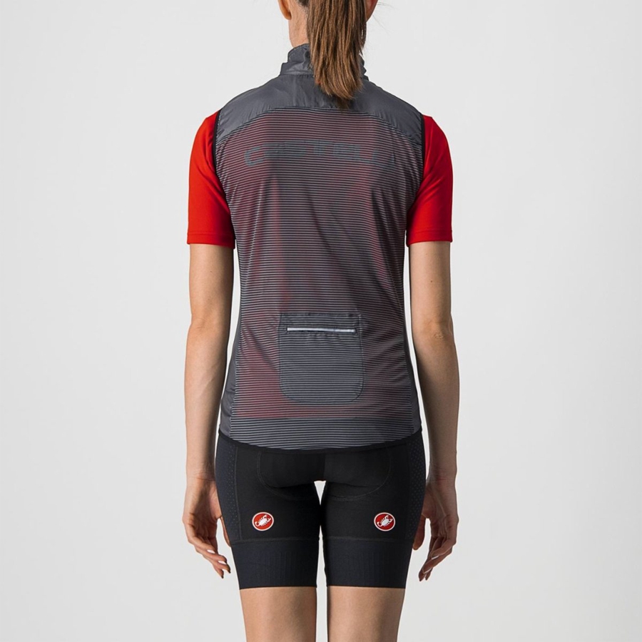 Castelli ARIA W Vest Dame Mørke Grå | 349607NWB