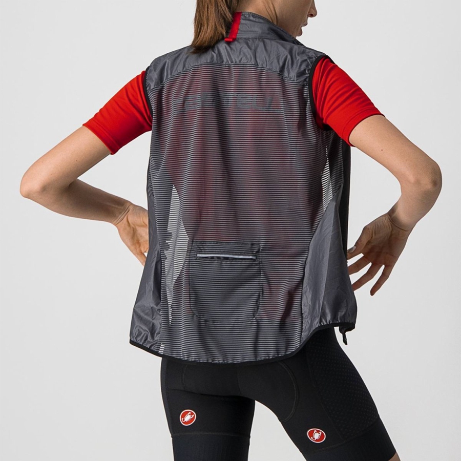 Castelli ARIA W Vest Dame Mørke Grå | 349607NWB