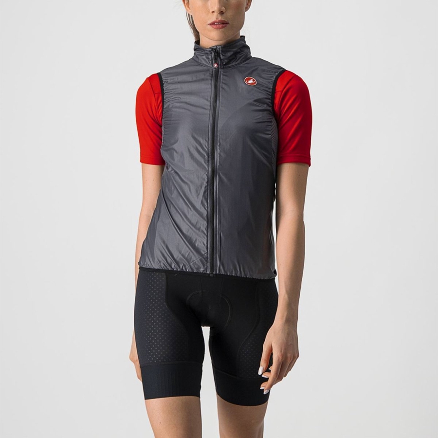 Castelli ARIA W Vest Dame Mørke Grå | 349607NWB