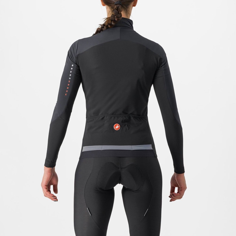 Castelli BETA RoS W Jakker Dame Svarte | 705692BLP