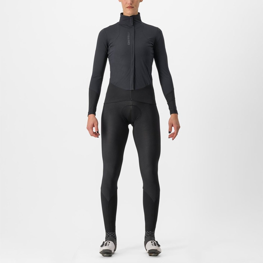 Castelli BETA RoS W Jakker Dame Svarte | 705692BLP