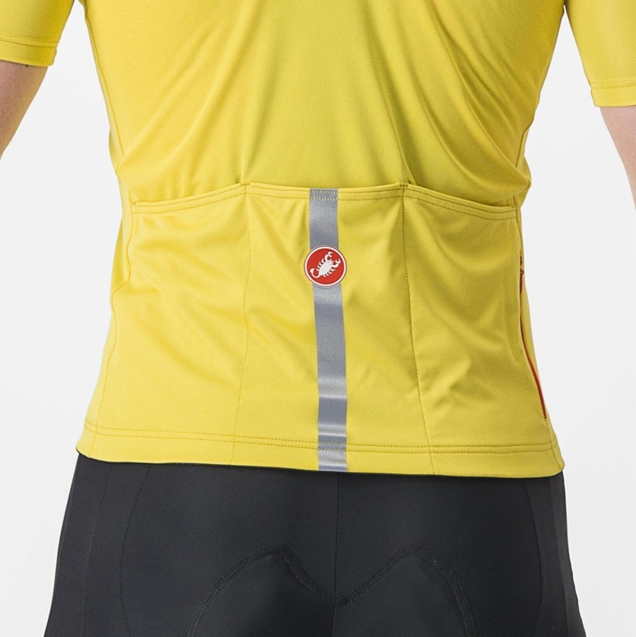 Castelli CLASSIFICA Jersey Herre Gul | 654381SOP