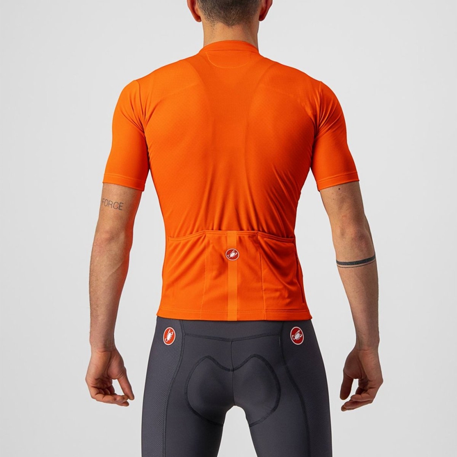 Castelli CLASSIFICA Jersey Herre Oransje | 586027CVU