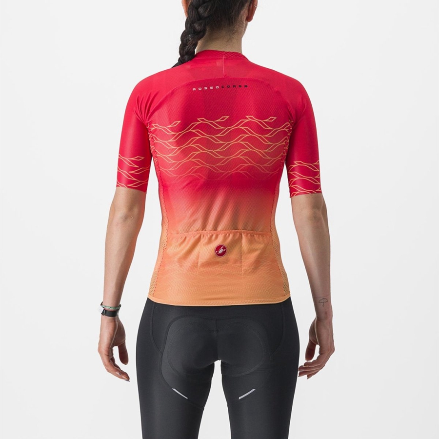 Castelli CLIMBER'S 2.0 W Jersey Dame Oransje | 807431IAW