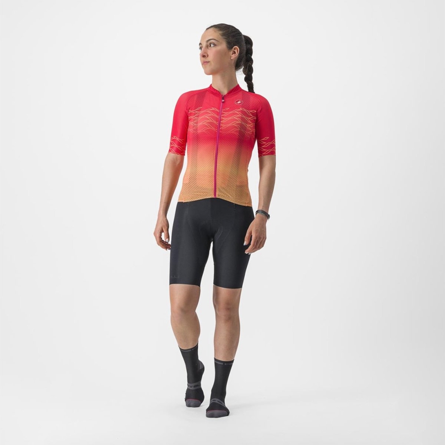 Castelli CLIMBER'S 2.0 W Jersey Dame Oransje | 807431IAW