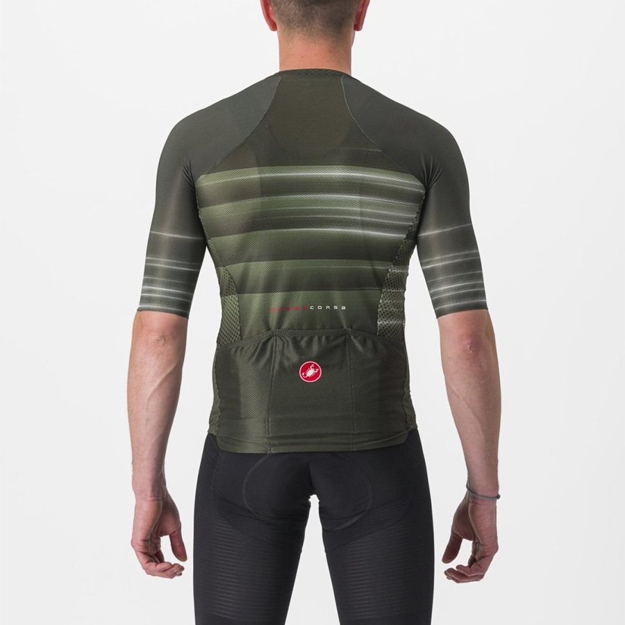 Castelli CLIMBER'S 3.0 SL2 Jersey Herre Dyp Grønn | 021365YJL