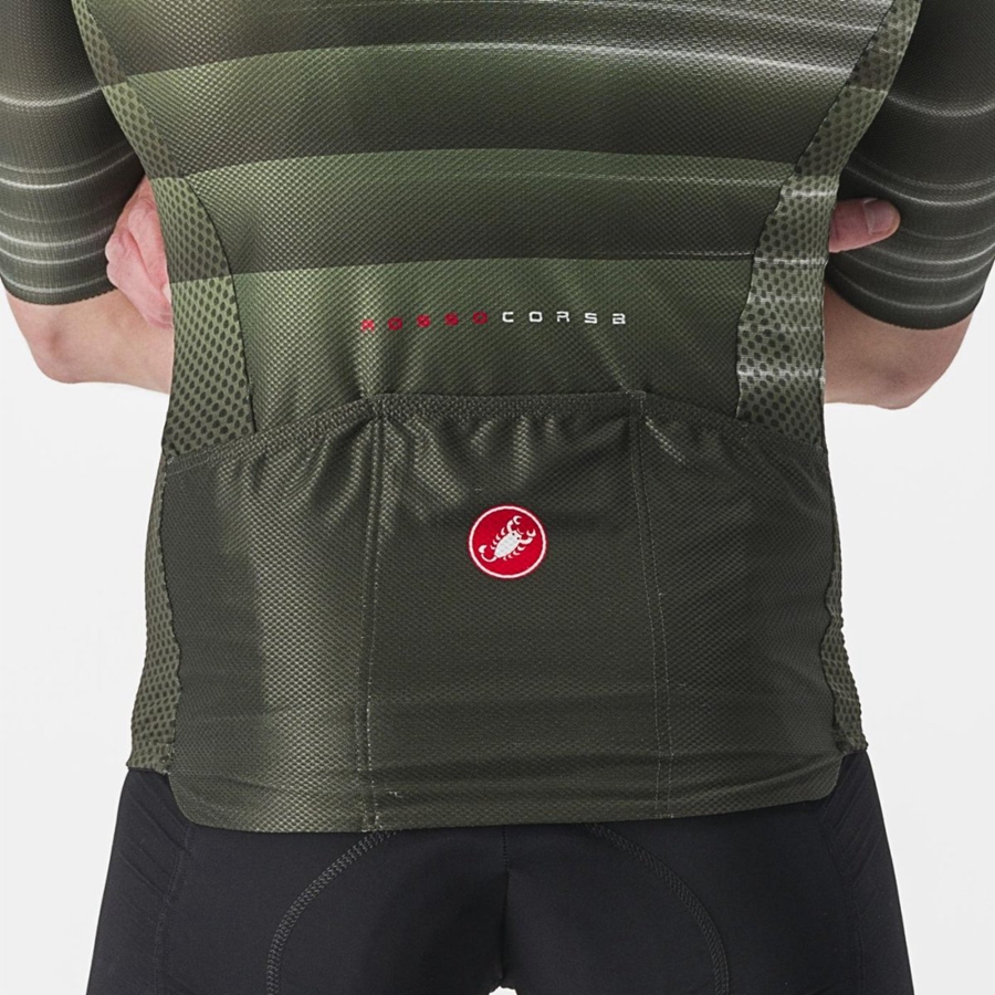 Castelli CLIMBER'S 3.0 SL2 Jersey Herre Dyp Grønn | 021365YJL