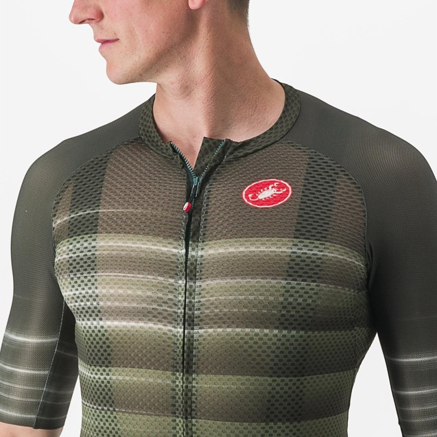 Castelli CLIMBER'S 3.0 SL2 Jersey Herre Dyp Grønn | 021365YJL