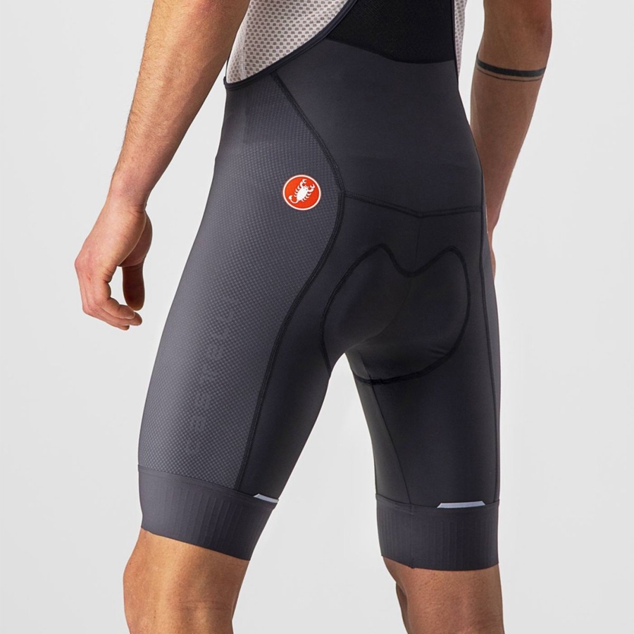 Castelli COMPETIZIONE Shorts Med Smekke Herre Mørke Grå | 427518EDW