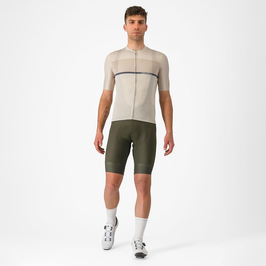 Castelli COMPETIZIONE Shorts Med Smekke Herre Dyp Grønn | 165280NOX