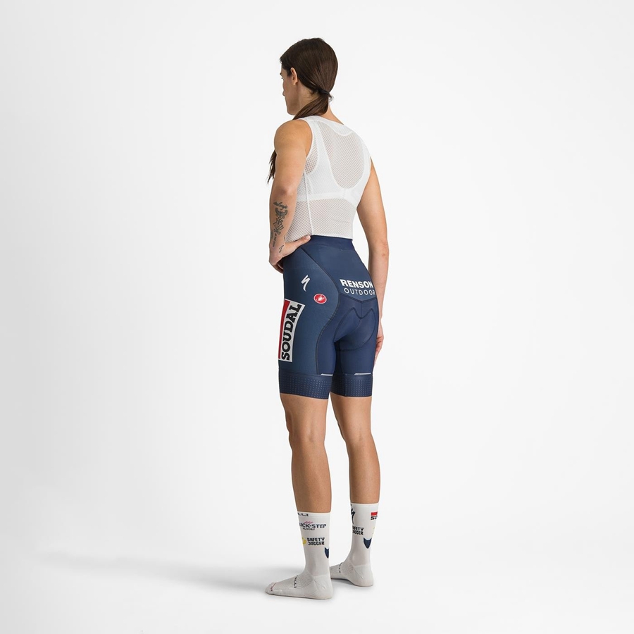 Castelli COMPETIZIONE W Shorts Dame Blå Hvite | 579208VTR