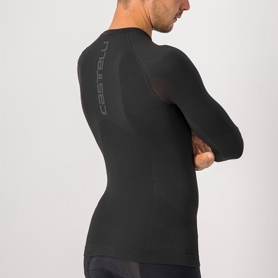 Castelli CORE SEAMLESS Basislag Herre Svarte | 276531KUM