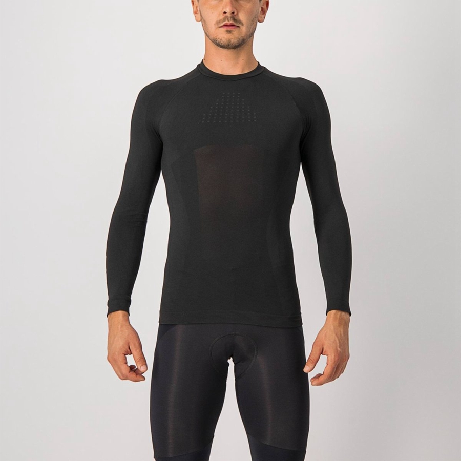 Castelli CORE SEAMLESS Basislag Herre Svarte | 276531KUM