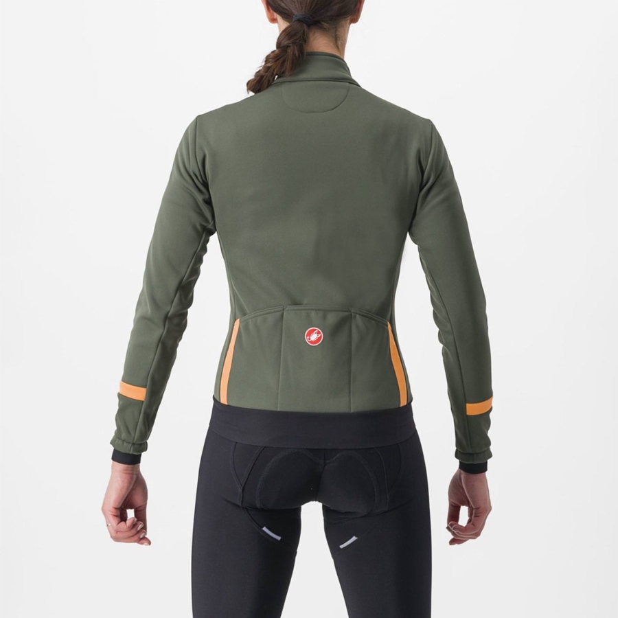 Castelli DINAMICA 2 Jakker Dame Grønn | 173802WUB