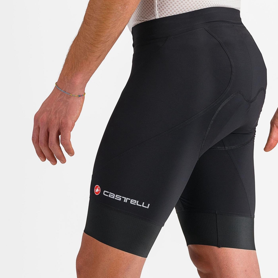 Castelli ENDURANCE 3 Shorts Herre Svarte | 318074PDR