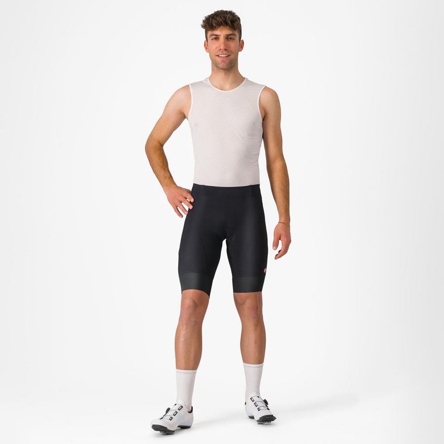 Castelli ENDURANCE 3 Shorts Herre Svarte | 318074PDR