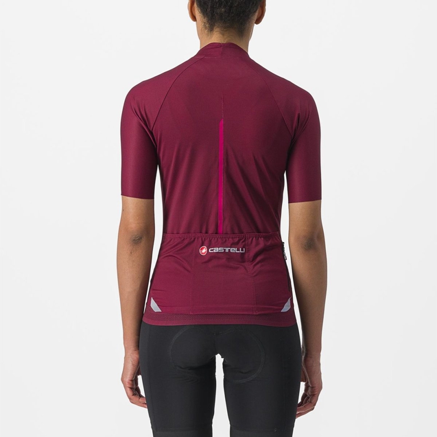 Castelli ENDURANCE W Jersey Dame Burgunder | 971230NLX