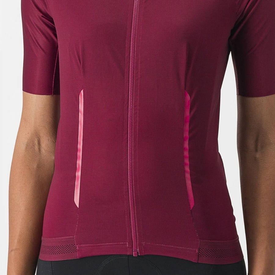 Castelli ENDURANCE W Jersey Dame Burgunder | 971230NLX