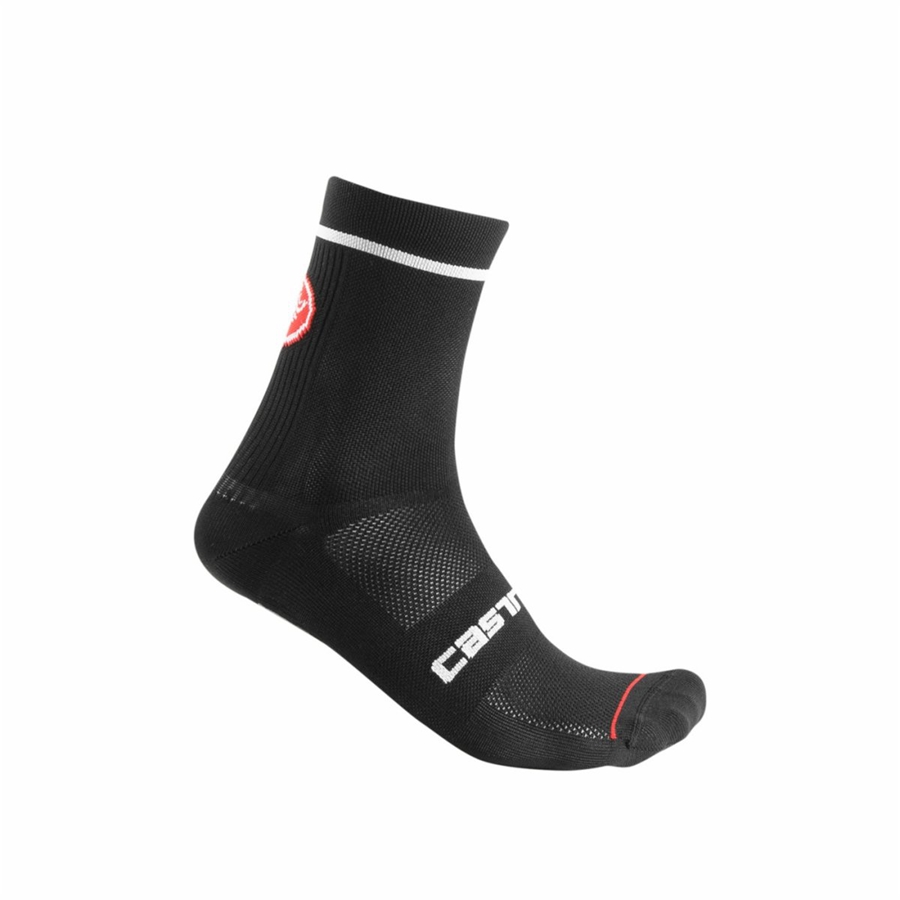 Castelli ENTRATA 13 Sokker Herre Svarte | 306914XOW