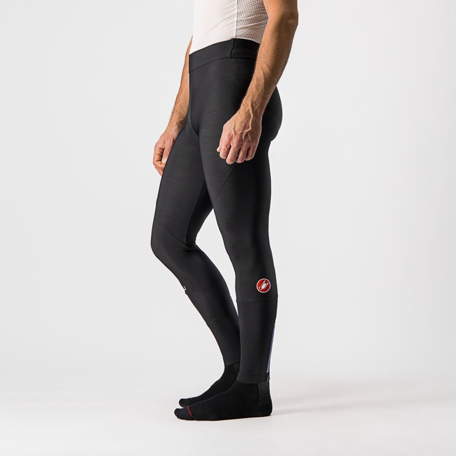 Castelli ENTRATA NO PAD Leggings Herre Svarte | 064192JYE