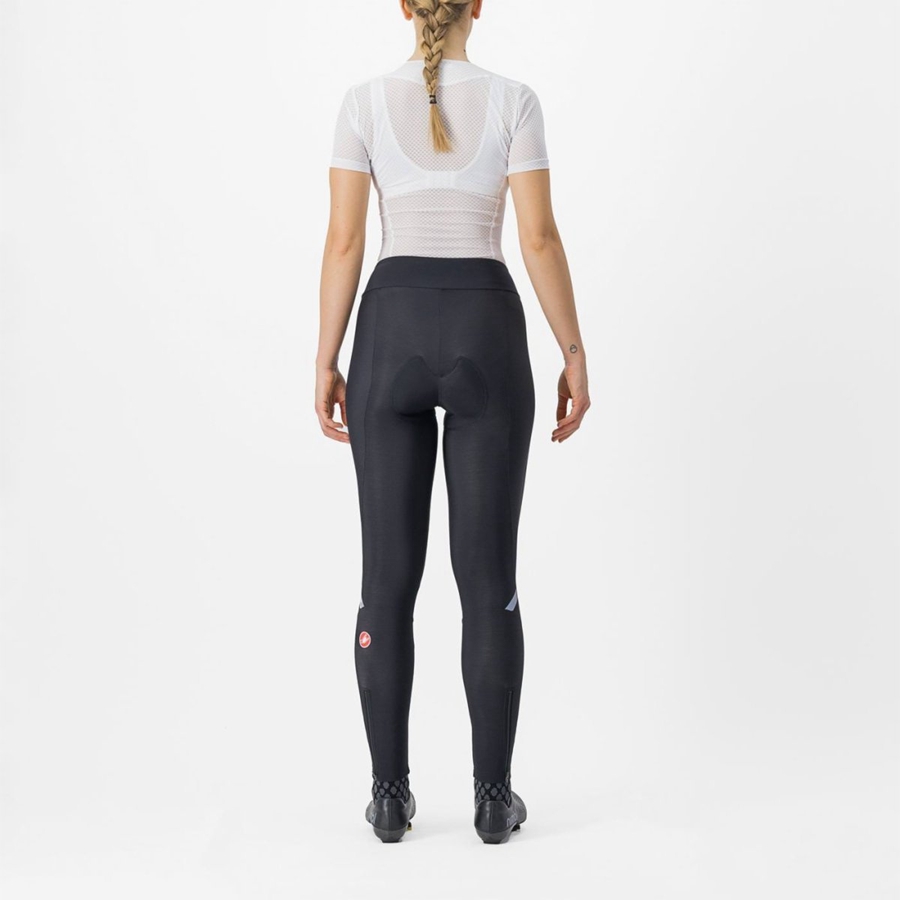 Castelli ENTRATA W Leggings Dame Svarte | 620831STV