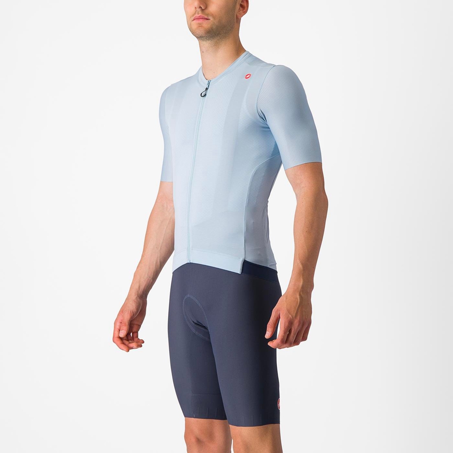 Castelli ESPRESSO Jersey Herre Blå Blå | 658204QXK