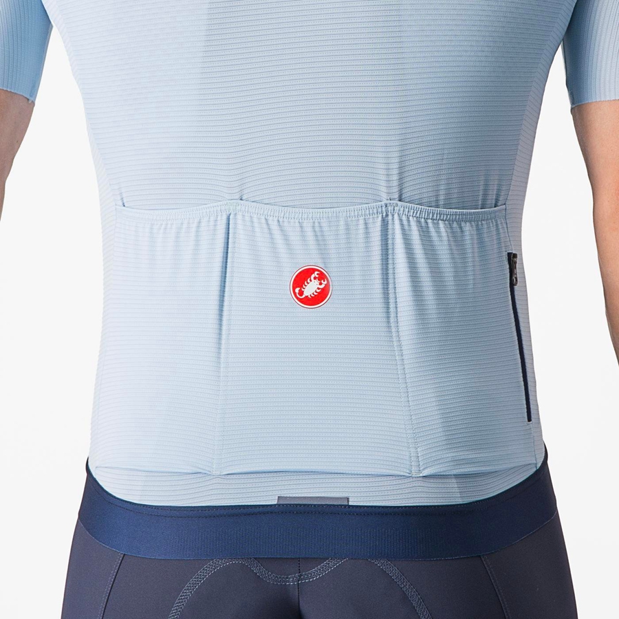 Castelli ESPRESSO Jersey Herre Blå Blå | 658204QXK