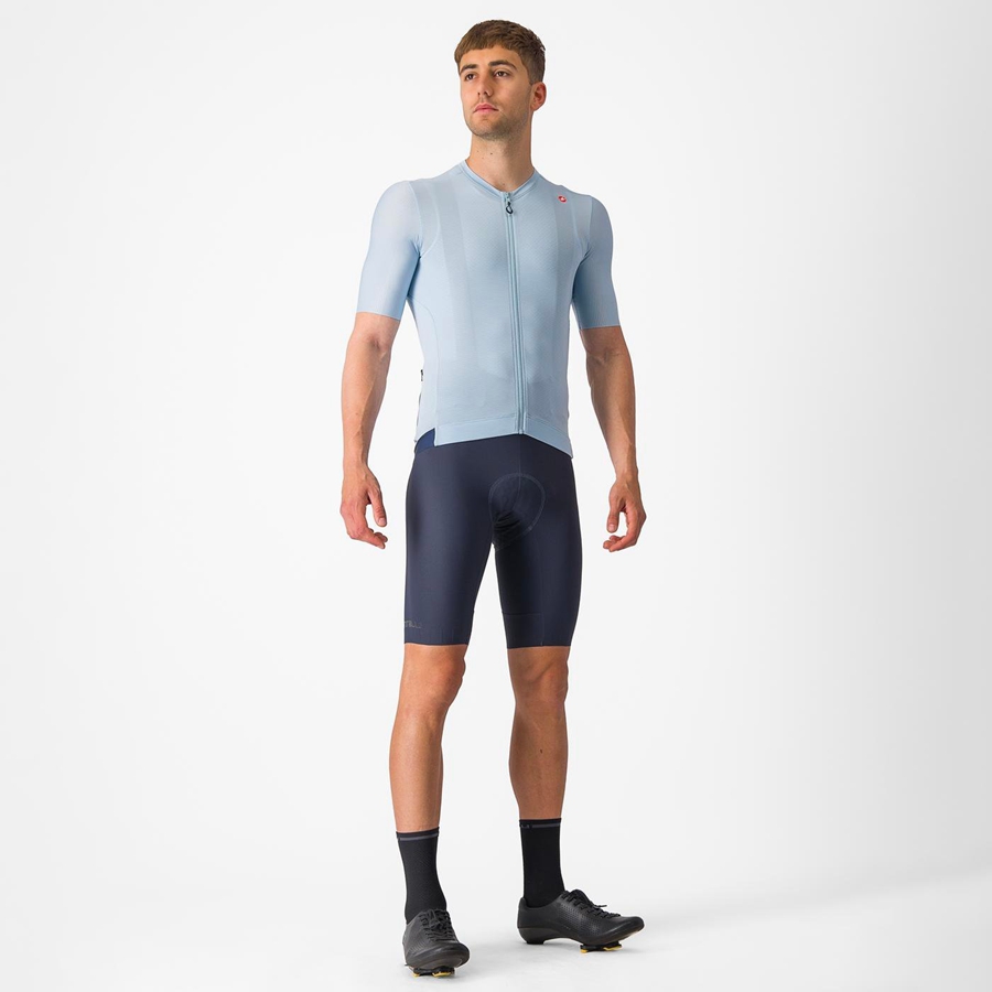 Castelli ESPRESSO Jersey Herre Blå Blå | 658204QXK