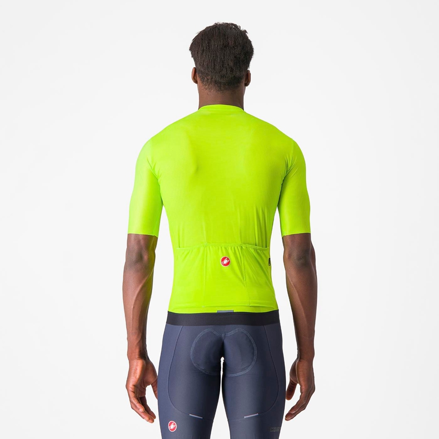 Castelli ESPRESSO Jersey Herre Lyse Grønn Dyp Grønn | 751342RMA