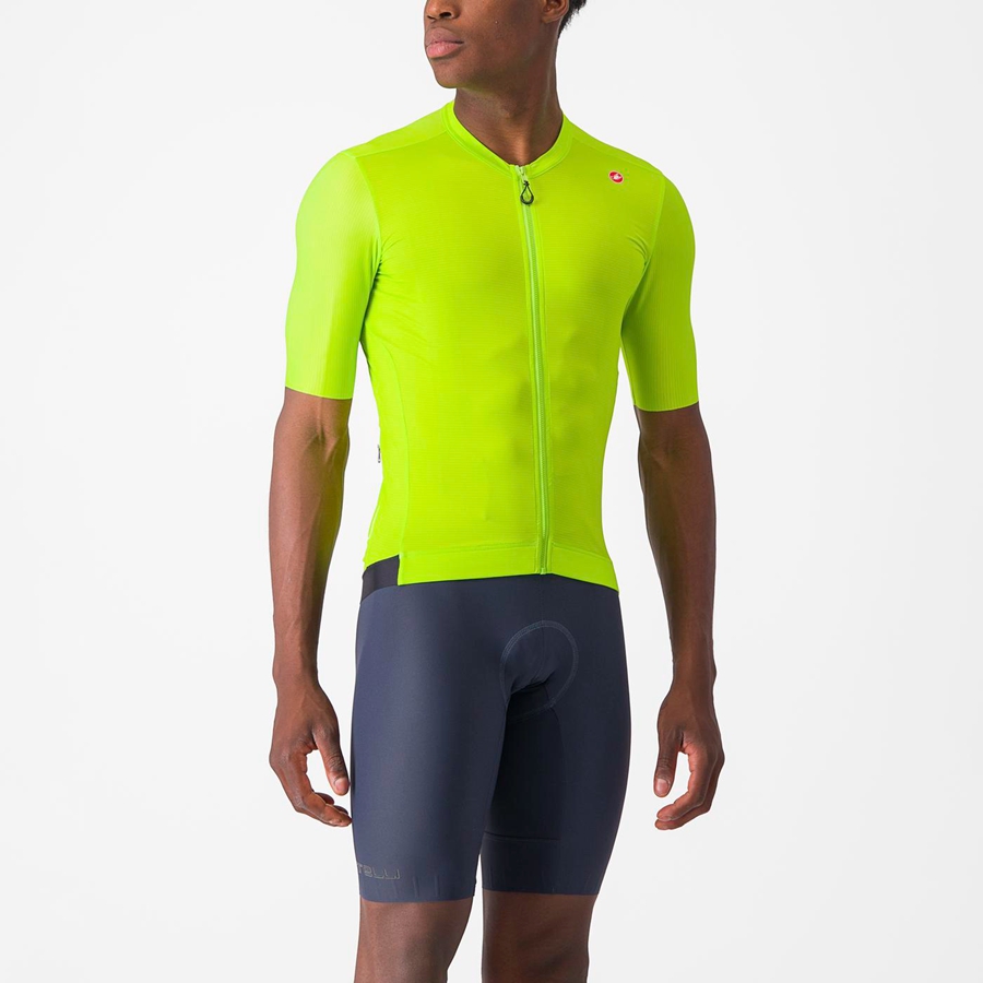 Castelli ESPRESSO Jersey Herre Lyse Grønn Dyp Grønn | 751342RMA