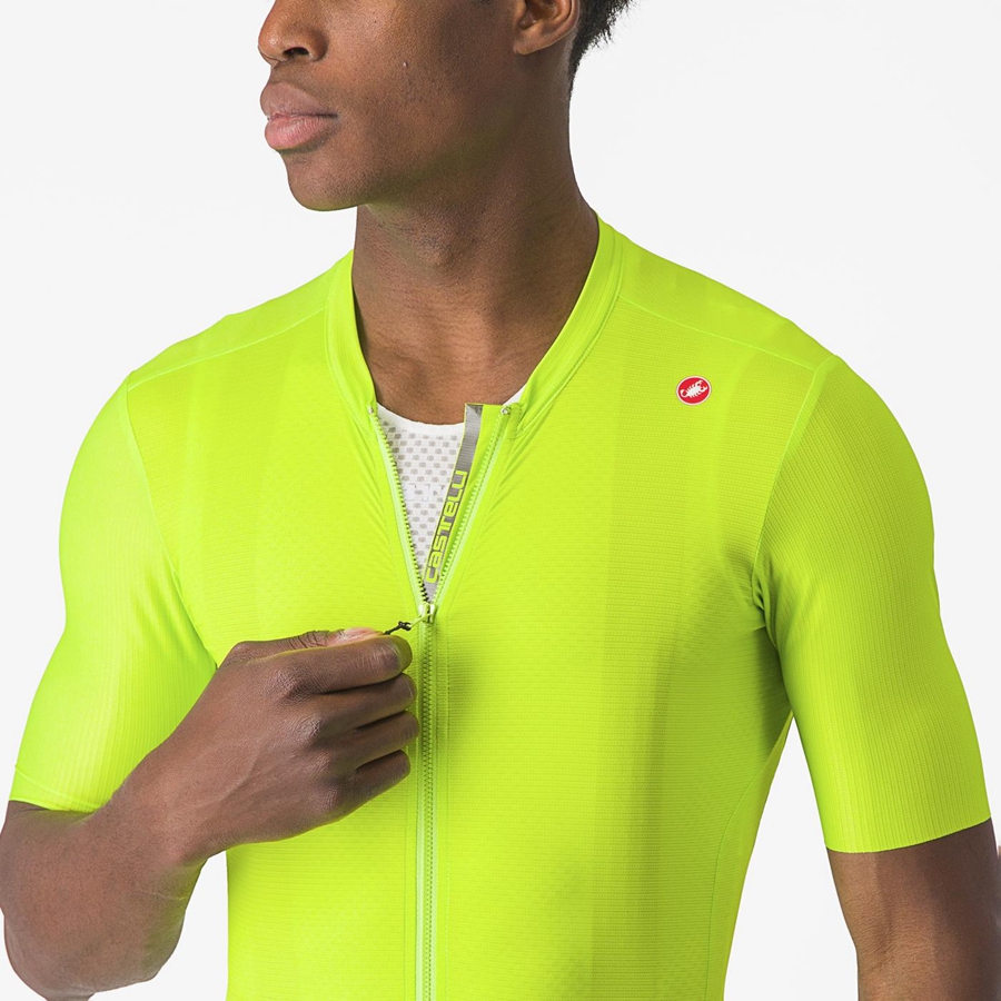 Castelli ESPRESSO Jersey Herre Lyse Grønn Dyp Grønn | 751342RMA