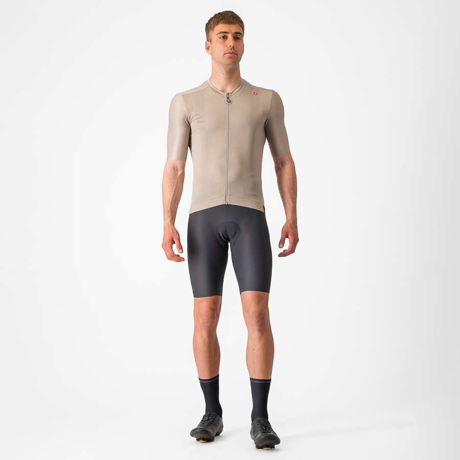 Castelli ESPRESSO Jersey Herre Svarte | 649085DFT