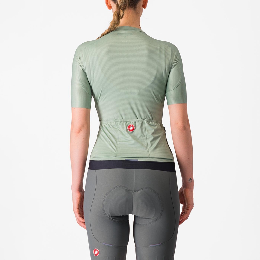 Castelli ESPRESSO W Jersey Dame Grønn Dyp Grønn | 234708DGW