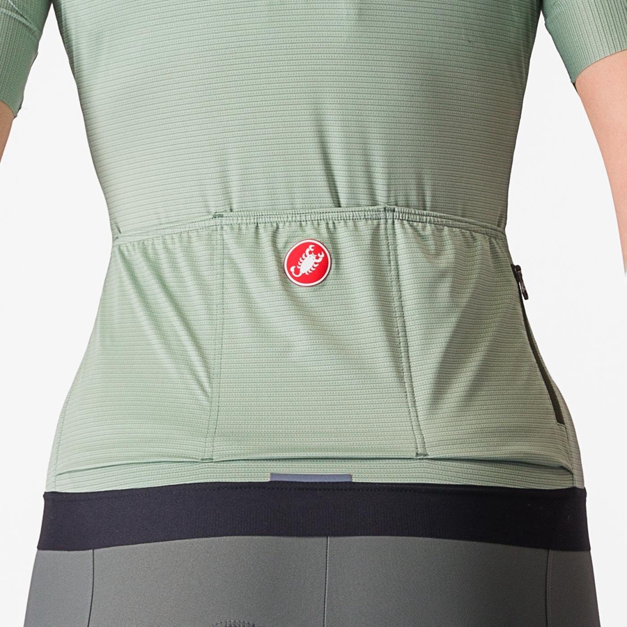 Castelli ESPRESSO W Jersey Dame Grønn Dyp Grønn | 234708DGW