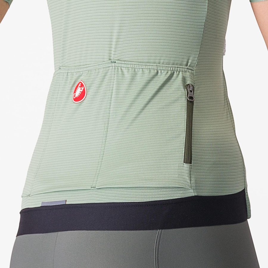 Castelli ESPRESSO W Jersey Dame Grønn Dyp Grønn | 234708DGW