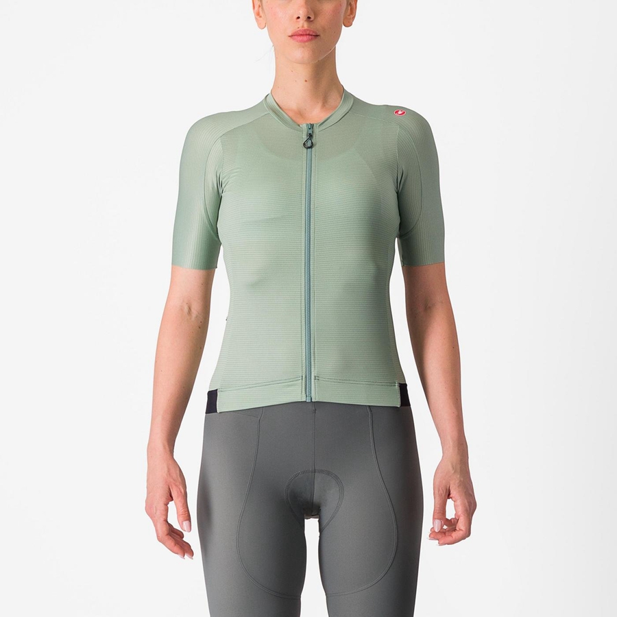 Castelli ESPRESSO W Jersey Dame Grønn Dyp Grønn | 234708DGW