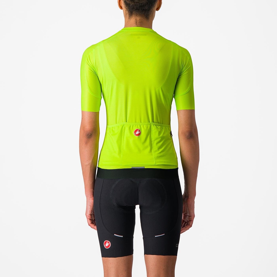 Castelli ESPRESSO W Jersey Dame Lyse Grønn Dyp Grønn | 240691PAS