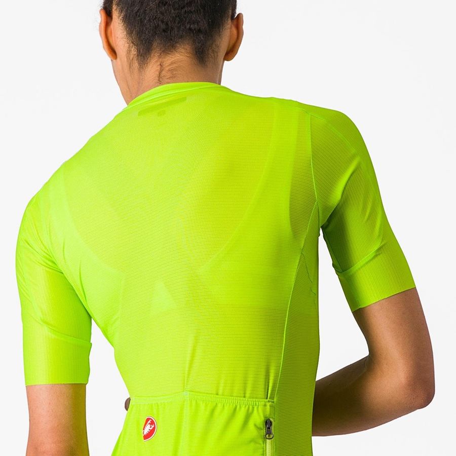 Castelli ESPRESSO W Jersey Dame Lyse Grønn Dyp Grønn | 240691PAS