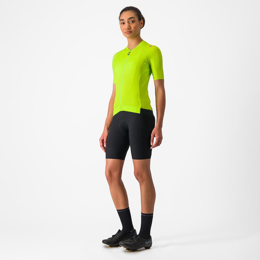 Castelli ESPRESSO W Jersey Dame Lyse Grønn Dyp Grønn | 240691PAS