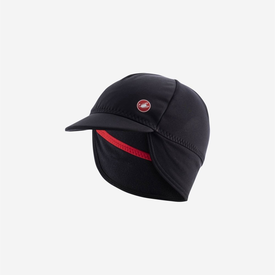 Castelli ESTREMO WS Cap Herre Svarte | 592618HSY